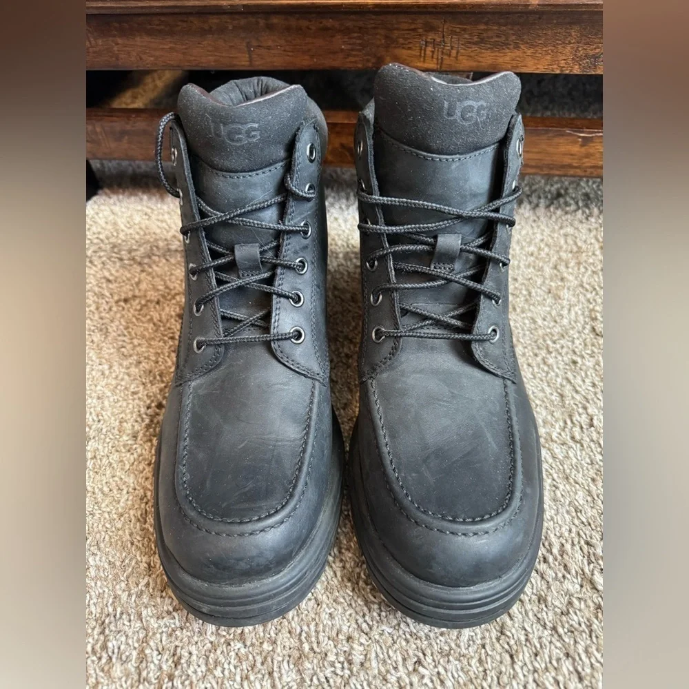 Men's UGG Biltmore Mid Boot in Black Leather